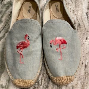 Soludos - Chambray Flamingo Shoes